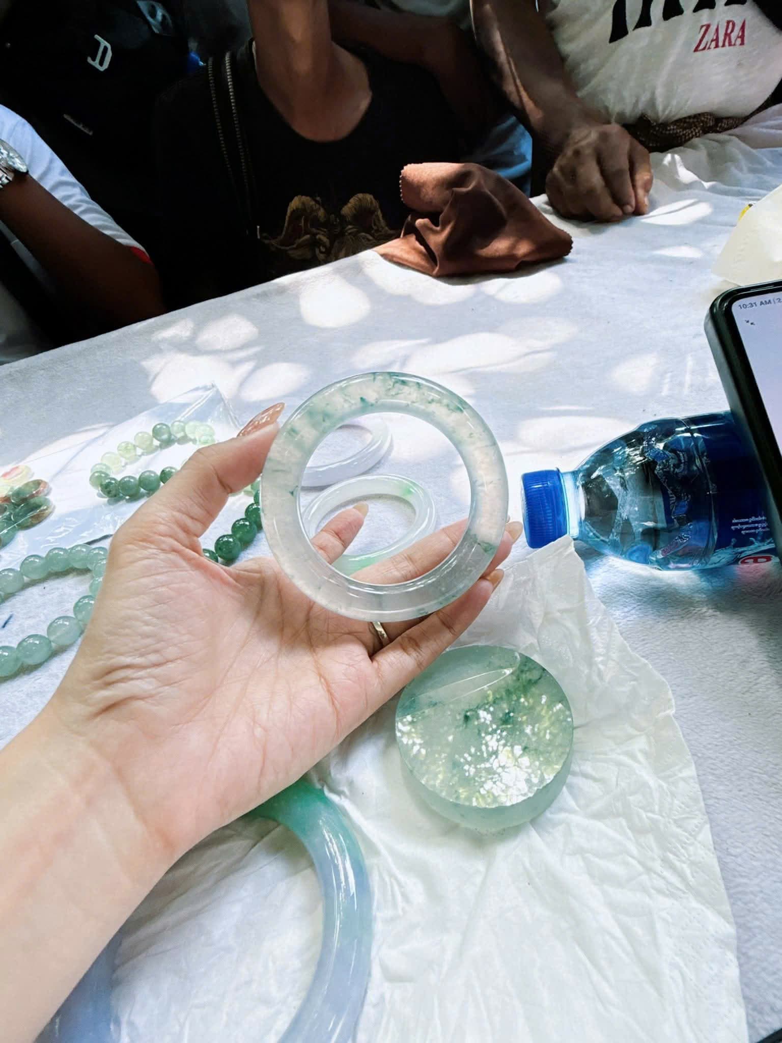 Vòng Tay Ngọc Bích Nephrite Trơn